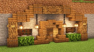 Minecraft Survival Hobbit Hole Tutorial⚒️