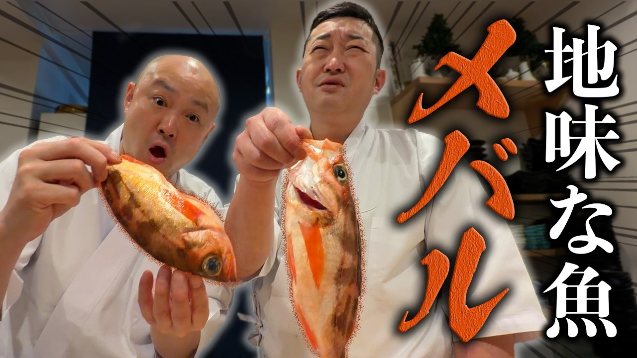 【絶品】地味な魚メバルを本物の寿司屋の大将に渡して美味しくする？！