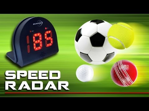 Muti Sport Speed Radar Detector.  Measure speed - improve your game
