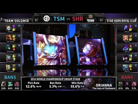 TSM vs Royal Club | Game 2 Group B S4 LOL World Championship 2014 Day 4 | TSM vs SHRC D4G1