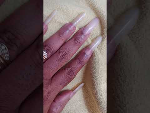 Long nails in motion