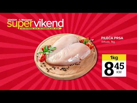 Super vikend u Konzumu i Mercatoru! 23.10.-27.10.2025.