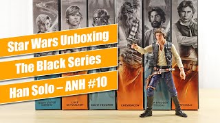 Han Solo Black Series 6" Figure (A New Hope #10) - Star Wars Unboxing