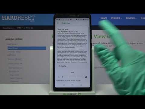 New Font Size – WIKO View Go and Display Functions