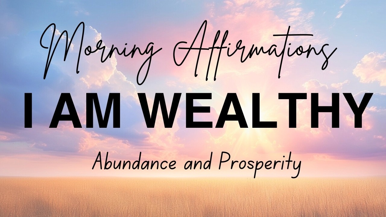 I AM WEALTHY | Morning Affirmations for Abundance and Prosperity