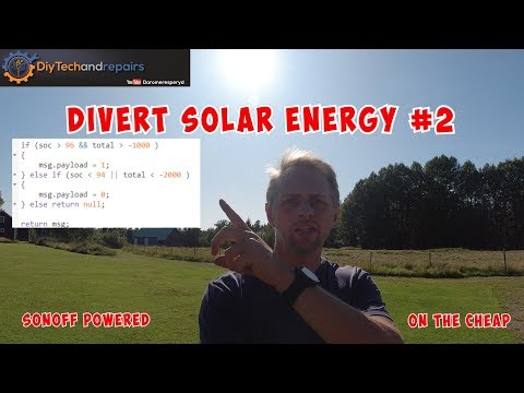 Solar power diverter #2 - Transfer power to heat pool water