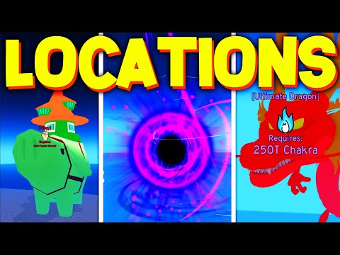 ALL TRAINING AREA LOCATIONS in Anime Fighting Simulator Endless! Roblox