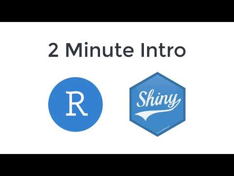 R Shiny 2 Minute Overview