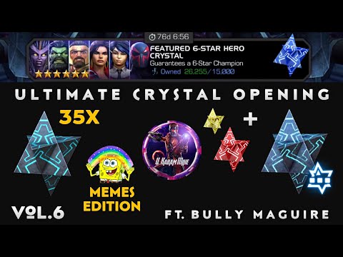 Ultimate Crystal Opening V6 (Memes Edition) + 6 Star Class NEXUS! - Marvel Contest of Champions
