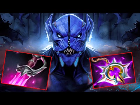 Offlane Carry Night Stalker Brutal Khanda + Nullifier Right Click DPS Dota 2