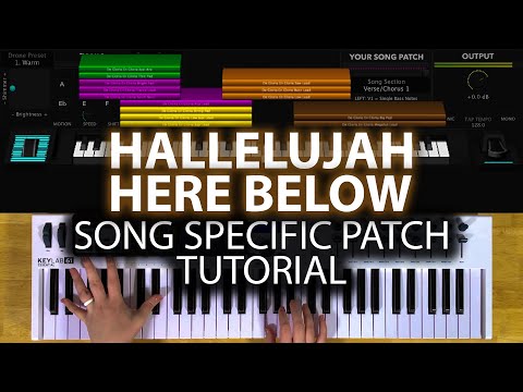 Hallelujah Here Below MainStage patch keyboard tutorial- Elevation Worship