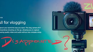 Sony ZV-1 ii are you Disappointed? Lets Talk... #zv1 #sonyzv #zv1ii