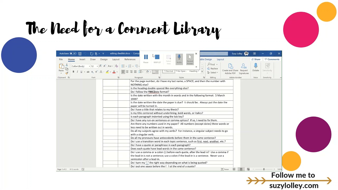 Using the Canvas LMS Comment Library