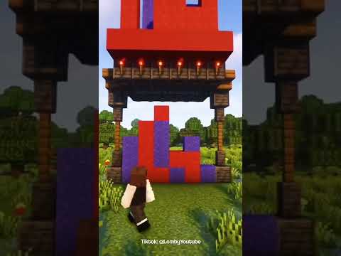 Minecraft: Connect 4 Mini Game | #shorts
