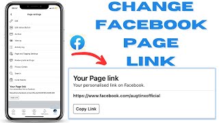 How To Change Facebook Page Link || Customize Facebook Page URL