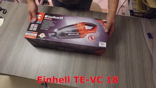 Unboxing Einhell TE VC 18 and first use
