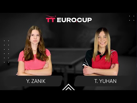 16:45 Yulianna Zanik - Tetiana Yuhan 15.09.2025 TT Euro.Cup Women Ukraine Star. TABLE 3