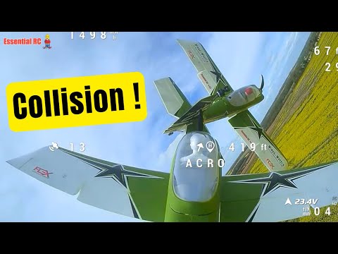CRASH ! FAILURE IS THE FASTEST WAY TO LEARN ! FPV formation flying COLLISION and CRASH LANDING