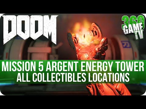 Doom Mission 5 All Collectibles (Secrets, Collectibles, Data Logs, Runes, Elite Guards, Drones)