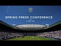 Wimbledon Spring Press Conference 2021
