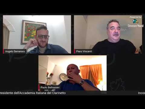 INCONTRI CON IL MAESTRO: Paolo Beltramini - ClarinetOnline 30 giugno 2020