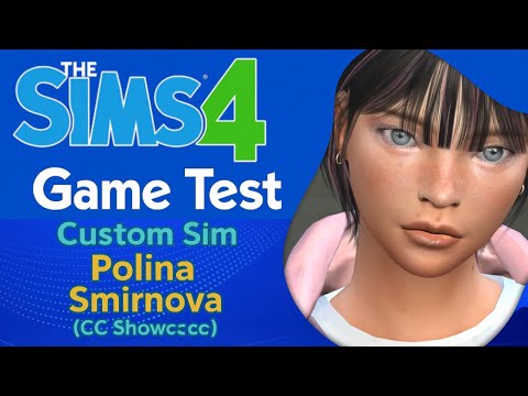 sims game high detail download brunette female Polina Smirnova by Bonita100 Game Video Preview