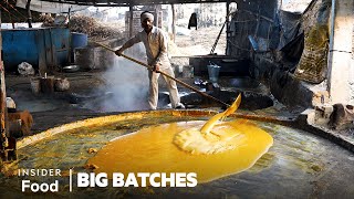 How 20,000 Kilograms Of Traditional Jaggery (Gur) Are Produced In Iqbalpura, India, Every Day