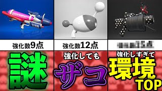 【さすがにやりすぎ】スプラ2の強化回数ランキング！！！【スプラトゥーン2】