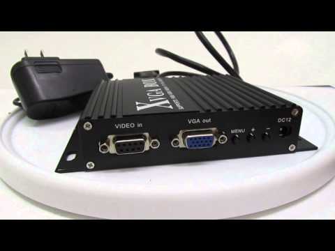 VIDEO CONVERTER GBS8219 XVGA BOX CGA EGA MDA RGB RGBSOG RGBSync RGBHV TO VGA CONVERTER