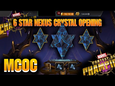 6 STAR NEXUS CRYSTAL OPENING | MARVEL CONTEST OF CHAMPIONS | MCOC | CRYSTAL OPENING