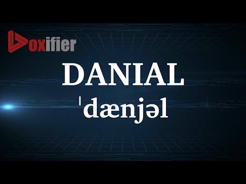 English Pronunciation of Danial - Voxifier.com