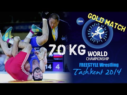 Gold Match - Freestyle Wrestling 70 kg - Y. GOR (TUR) vs K. TSABOLOV (RUS) - Tashkent 2014