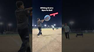 Hitting Every Sports Ball ⚽️🏀🎳🥎🎾🏏🏈⚾️🥍🏐⛳️🥎 #sports #homerun #baseball #Soccer #athlete