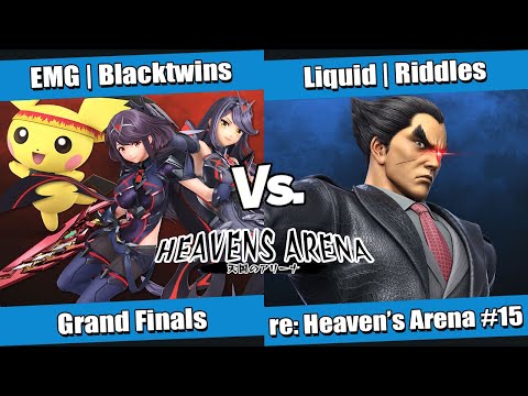 re: heavens arena #15 Grand FInals - EMG | Blacktwins (Pichu) vs Liquid | Riddles (Kazuya)