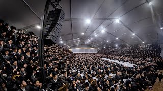 Thousands in Boro Park for Shabbos with Rav Shaul Alter -  שבת אצל רבי שאול אלתר בבארא פארק
