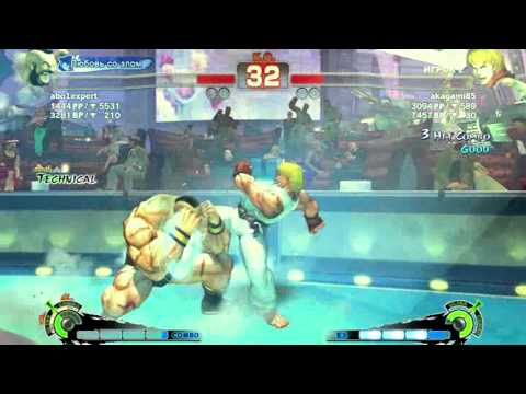 SSF4 AE abo [Zangief] vs akagami [Ken]