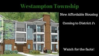 Affordable Housing Coming to Westampton Township - The Facts about WIllows at Westampton (4k)