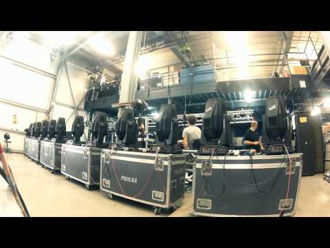 PRG Moving Light tech, Tildonk Belgium
