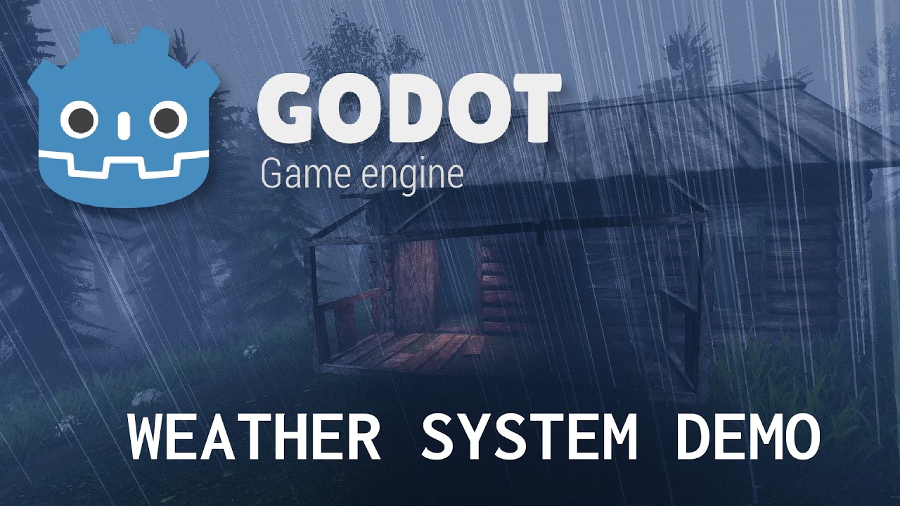 Podgląd projektu Godot Weather System