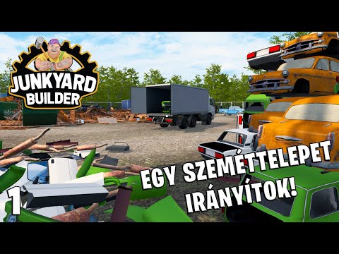 Junkyard Builder LIVE #1 - AZ ELSŐ NAPOM A SZEMÉTTELEPEN! 🚧🛠️