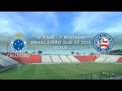 Gols - Cruzeiro 2 x 0 Bahia - Brasileirão Sub-20 - 16/07/2015
