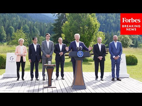 President Biden, World Leaders Announce Global Infrastructure Partnership At G-7