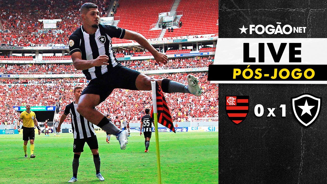 LIVE: pós-jogo Flamengo 0 x 1 Botafogo, fim de jejum e início de nova era