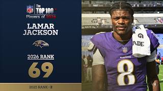 69: Lamar Jackson (QB, Ravens) | Top 100 Players of 2026