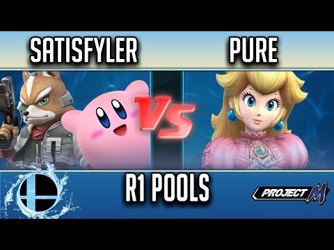 Satisfyler (Kirby, Fox) vs Pure (Peach) - Smash 'N' Splash 3 PM R1 Pools