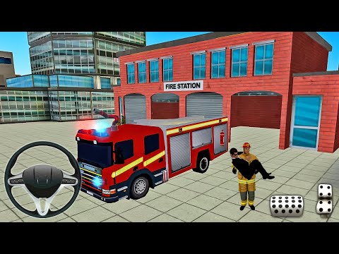 NY City FireFighter Simulator 2022 - Fire Truck Driver Rescues 3D - Android Gameplay