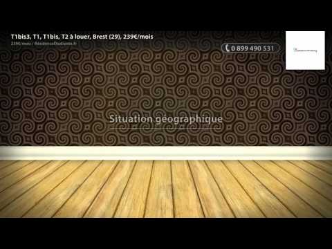 T1bis3, T1, T1bis, T2 à louer, Brest (29), 239€/mois