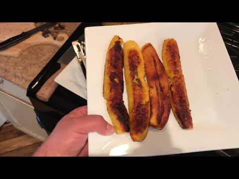 Cómo hacer plátanos fritos o asados con aceite de coco mexican fried banana