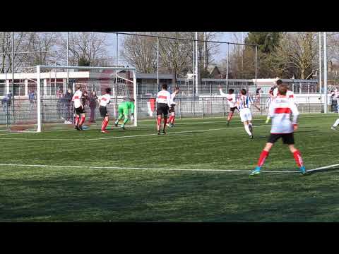 (E) VV Hoogland jo15-1 vs ASC Nieuwland jo15-1 op 24-3-18