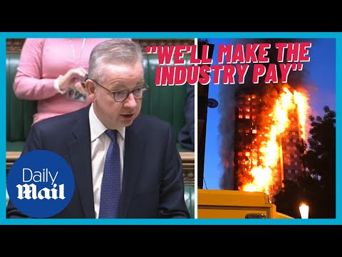 Cladding scandal: Gove outlines plan to make 'the industry pay'